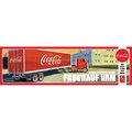 Amt Coca-Cola Fruehauf Beaded Van Semi Trailer Plastic Model Kit AM36786